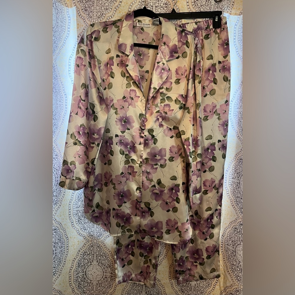Purple Flower Pajamas